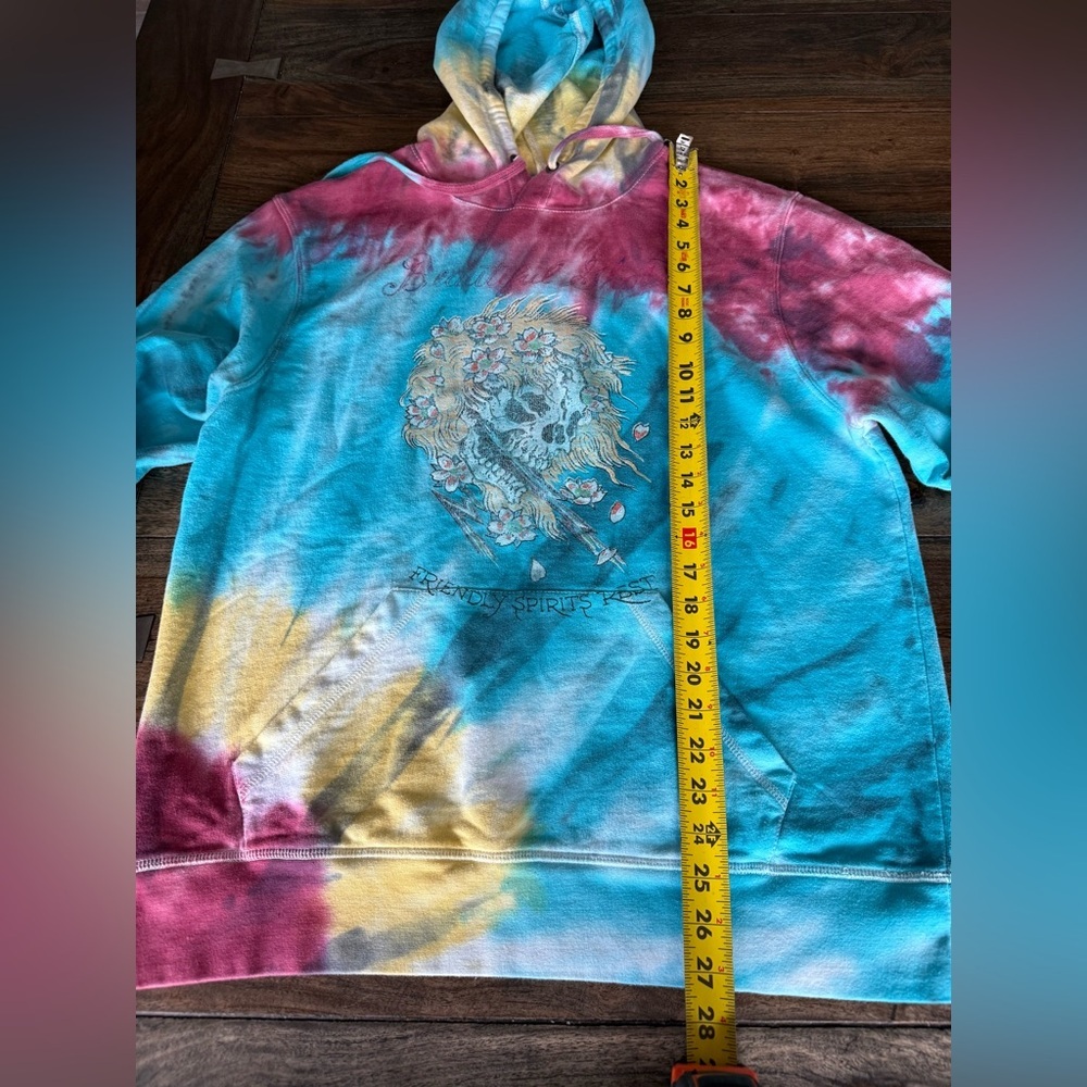 Ed Hardy Men's Hoodie Skull~Beautiful Ghost~M - Picture 7 of 10